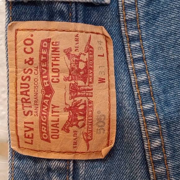 Men's Levis 505 Jeans 31 x 34 - Picture 3 of 3